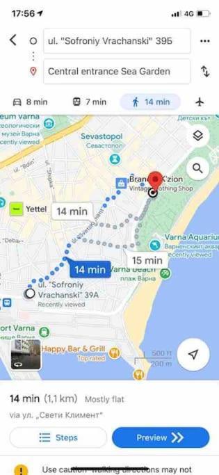 New Luxury Furnished Apartment - Beach, Varna Center & Fast Wi-Fi 外观 照片
